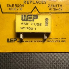 W1700-1 – WORKMAN – AMP FUSE