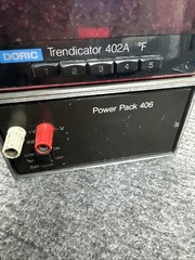 Doric Trendicator 402A Battery Power Pack 406 Thermocouple Reader Tester