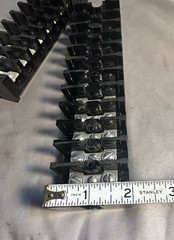 Lot of 2 Made in USA Cutler-Hammer Contact Terminal Block – 12 Slot