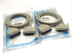 Cables To Go CTG #02300 6′ DB25 Male TO 36 Centronics Male LOT OF 2
