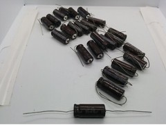 KME 35v 470uF CAPACITORS, (M)105°C, (LOT OF 24) NNB