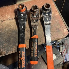 LOT OF (3) I FARGO 2 Lowell Reversible Lineman Ratchet 1 x 1-1/8 x 3/4 USA
