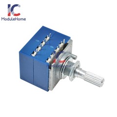 100K ALPS Log Audio Amp Volume Control Stereo Potentiometer 6mm Rotary Knob