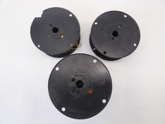 *Lot of 3* Allied Wire & Cable Wire Spool Reels 07-18-16T-4, 07-20-10T-4, 07-…