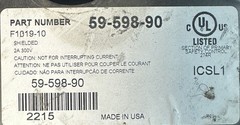 Fireye 59-598-90 90m Wired Industrial Comm Burner Flame Cable Assembly 295 FEET