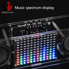 DIY Bluetooth Speaker Kit LED Music Spectrum Electronic Soldering Electronic Kit