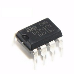 10pcs UA741CN UA741 LM741 IC ST STMicroelectronics DIP-8 Operational Amplifier