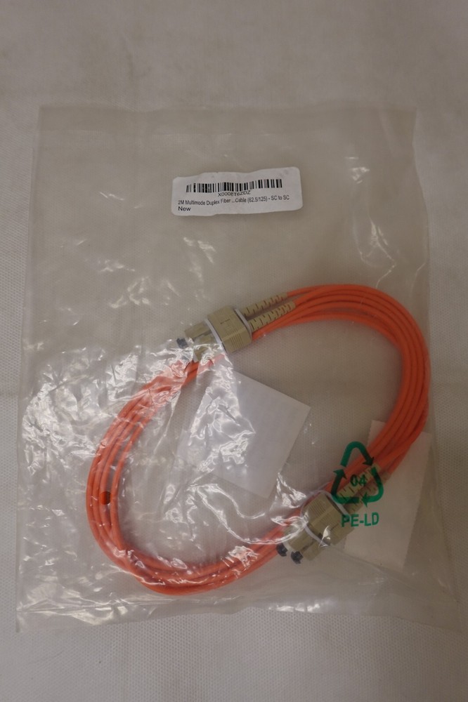 Unbranded – 2 Meter MultiMode Duplex Fiber Optic Cable – DX62.5SCSC-2M