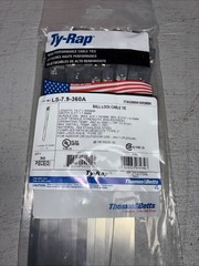 TY-RAP LS-7.9-680A Cable Tie,26.8 in,Silver 50 Pack 0.31”