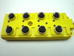 Lumberg ASB-8-LED-5/4-14-RS120 Distribution Box Micro 8 Port