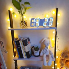USB Fashion 3D LED Digital Clock Multifunction Electronic Clock Home Decoration
