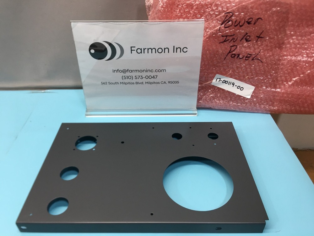 NOVELLUS 17-00119-00 PANEL, FACILITY, POWER INLET, 169240