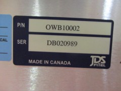 JDS Uniphase OWB10002 Optical Workbench Receiver, SWS15106, SWS15107, 418934