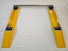 Adjustable Cable Drum Dispenser 1 Tonne Ramp Entry, Reel Stand Roller