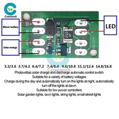 10piece Solar Charge Auto Light Control circuit Switch Li Battery Charging Board