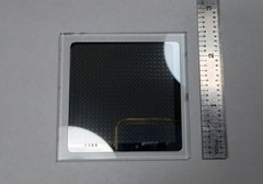 Rare Vintage Signetics Glass IC Mask Plate 2.5”X2.5” Silicon Wafer Mask Historic