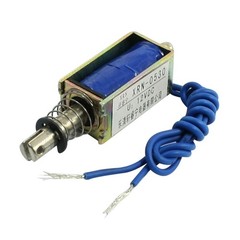 Electric Door Lock Solenoid DC 12V Force Open Frame Electromagnet