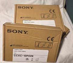 Sony CCXC-12PO5S Camera Cable Shielded Type Connecting cable-5 Meter NEW