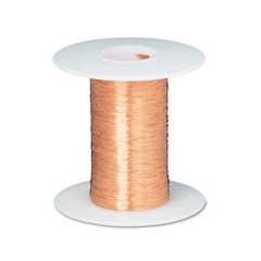 34 AWG Bare Copper Wire, Buss Wire, 100′ Length, 0.0063″ Diameter, Natural
