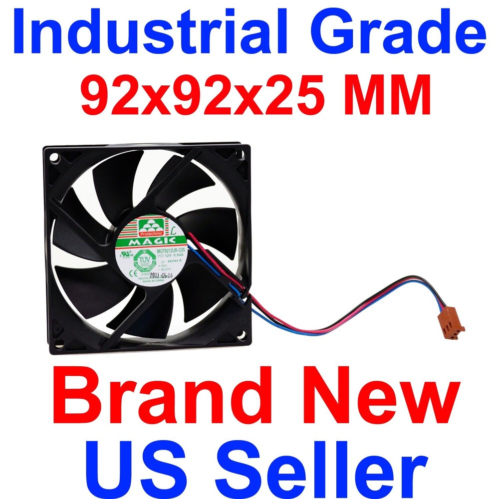Magic Very High Speed 12V 0.54A 92MM Fan 3800 RPM Huge Air Flow 73 CFM