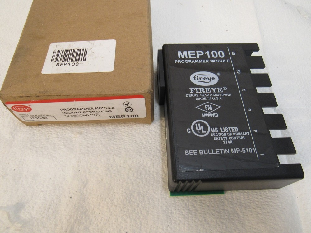 Fireye MEP100 Programmer Module Relight Operations 10 Second PTFI