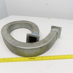 EDK Gelenkohr 2-1/4″ x 3″ Flexible Steel Feed Thru Wireway Cable Carrier 51″ OAL