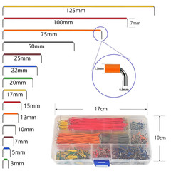 840 Pcs Breadboard Jumper Wires Kit, 14 Lengths Solderless Flexible Connecting C