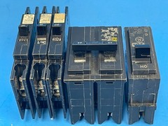 Cutler Hammer QCR1010, QCR1020, Square D HOM225,&GE Type RT-692 Circuit Breakers