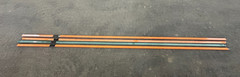 DUCT-O-WIRE FE-758-2 CONDUCTOR BAR ASSEMBLY OAL-12 FT. SECTIONS (LOT OF 4)