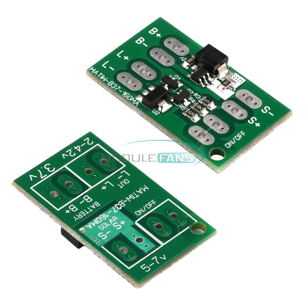 Solar Light Battery Charging Controller Board w/ Li-ion Battery Protection