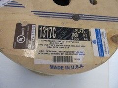 1317C ALPHA WIRE, Multi-Conductor Cable 22AWG 1000ft SPOOL (Mostly Full)