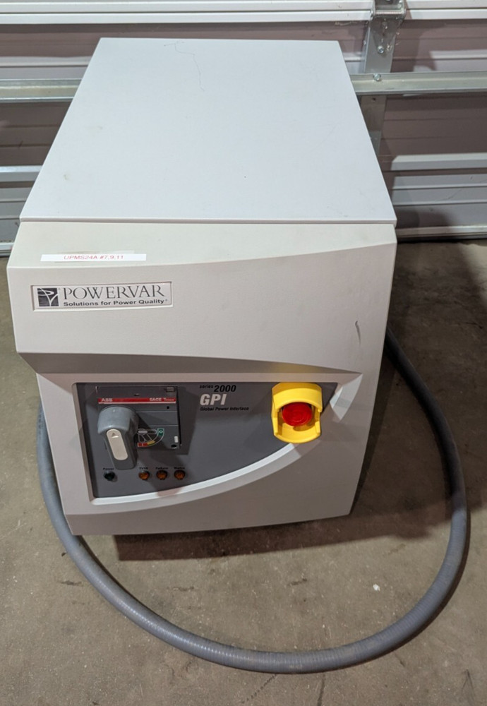 Powervar GPI 2000 3PH 15kVA 400/230V Power Conditioner ABC15.0-48D40Y 74015-59R