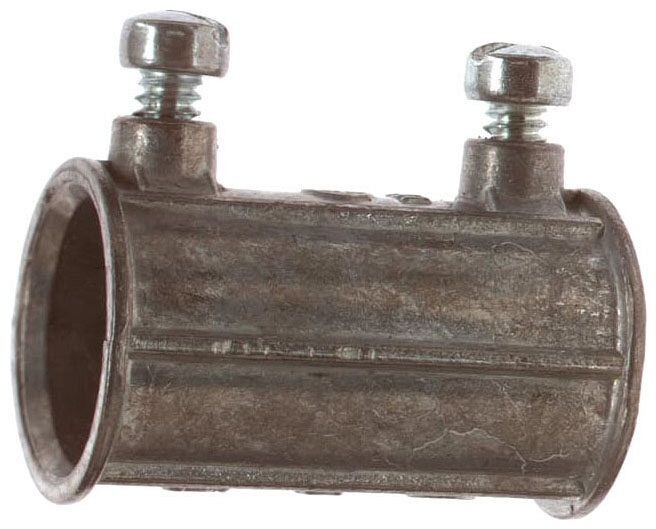 Steel City TK-227-SC, 2-1/2″, Die-Cast, Set Screw, EMT Conduit Coupling, 1 pc