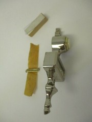 NUTONE ART DECO PB-5 PERSONALIZED NAME PLATE, PUSHBUTTON, THE CONCORD GOLD