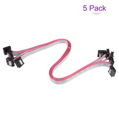 5 Pack Long 30CM 2MM Flat Ribbon Cable IDC 8 Pin Connector
