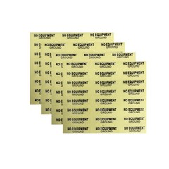 96Pcs NO Equipment Ground Protected Outlet Receptacle Stickers, Small 0.25 x …