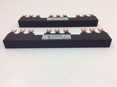 Siemens 3RV1915-2BB Busbar 9-Contacts 55mm Spacing 63A 3-Phase 690V (Lot of 2)