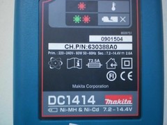 Makita DC1414 DC1414 Battery Charger Ni-MH & Ni-Cd 7.2-14.4V