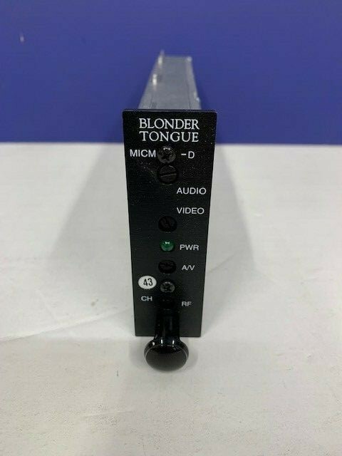 MICM-45D Channel 43 Audio Video Fixed Channel Modulator NEW