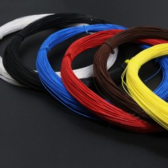 300V Silver Plated Copper Polytetrafluoro PTFE Wire Stranded Cable 30awg 28awg