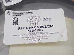 Lumberg Belden RSP 4-RKP 4-803/2M Power Connecting Cable 2m Cordset