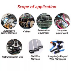 5-60mm Split Braided Sleeving Tube Cable Wire Sheath Flame Retardant Insulation