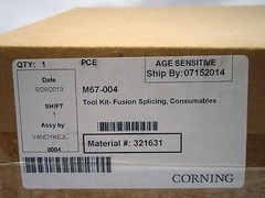 Corning M67-004 Took Kit Fusion Splicing Consumables NOS NIB