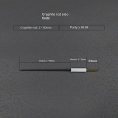 3pc Graphite rod electrode graphite sheet against electrode graphite disk