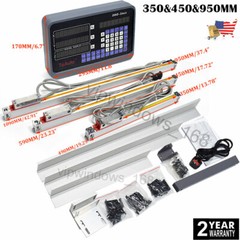 3 Axis DRO Linear Scale Kit for Bridgeport Milling Machine 350mm+450mm+950mm ,US
