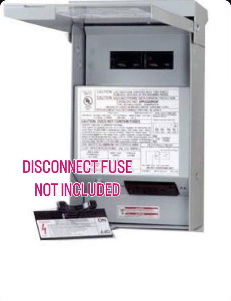 Eaton Outdoor Non-Fused Air Conditioning Disconnect 60-Amp 240-Volt