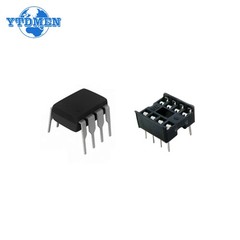 20PCS Timer Programming Oscillator Chip NE555 NE555P IC 555 & 8 Pin DIP Sockets