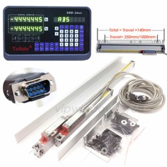 Bridgeport Mill 2Axis Digital Readout 5µm Linear Scale Glass Encoder 250&1000mm
