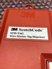 Used 3M ScotchCode STD-TAG Wire Marker Dispenser