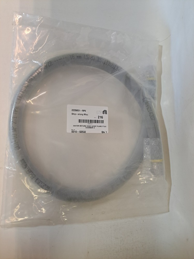 Applied Materials AMAT 0010-02532 Water Return Hose SST Flare Ftgs Chamber 3 New